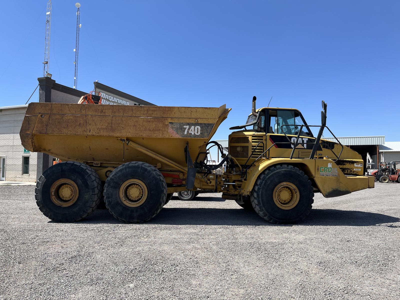 DOMPE ARTICULADO CATERPILLAR 740